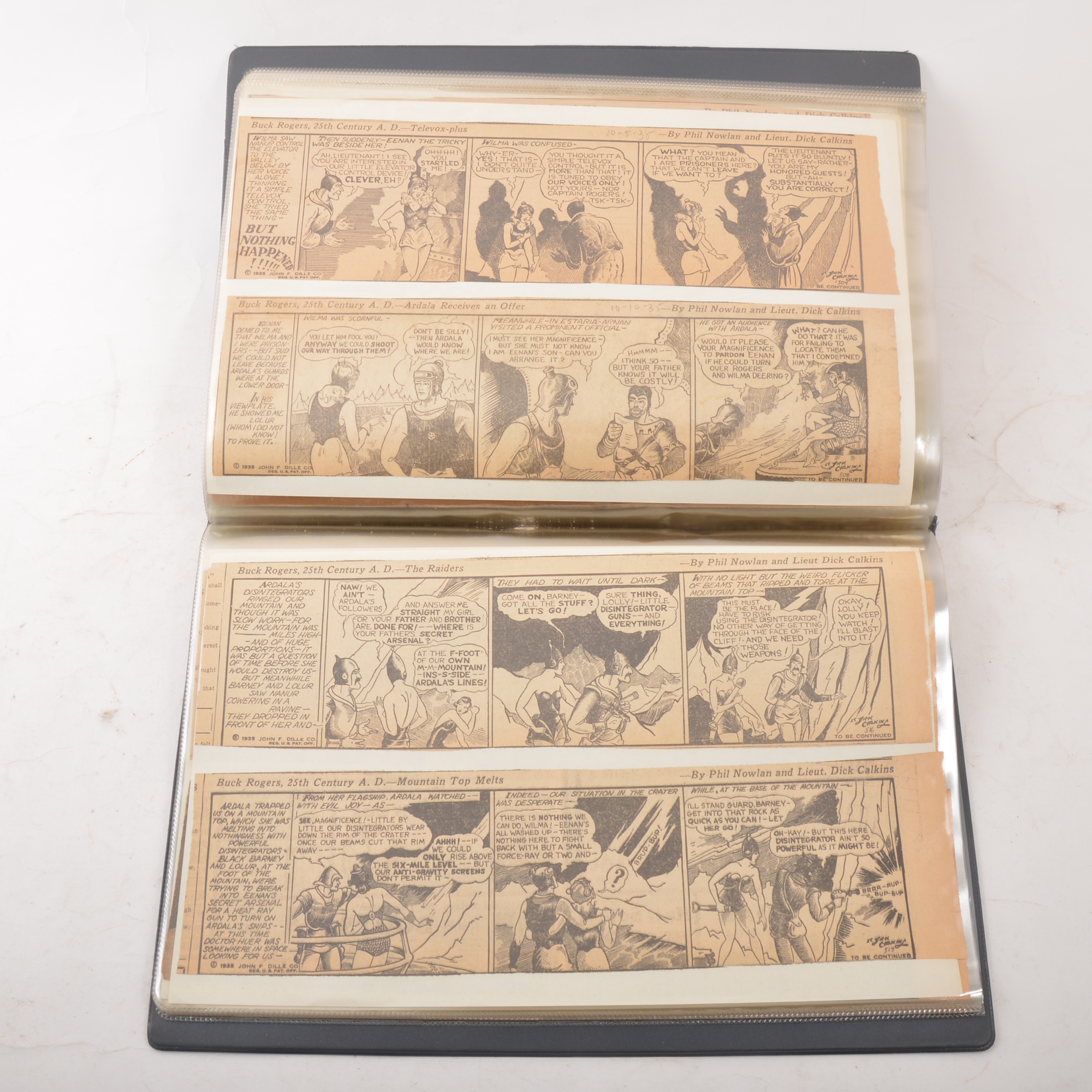 A folder of John Dille co Buck Rogers Daily newspaper comic strips 1929-1930 - Image 3 of 4