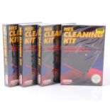 Four Nintendo Nes Entertainment System cleaning kits