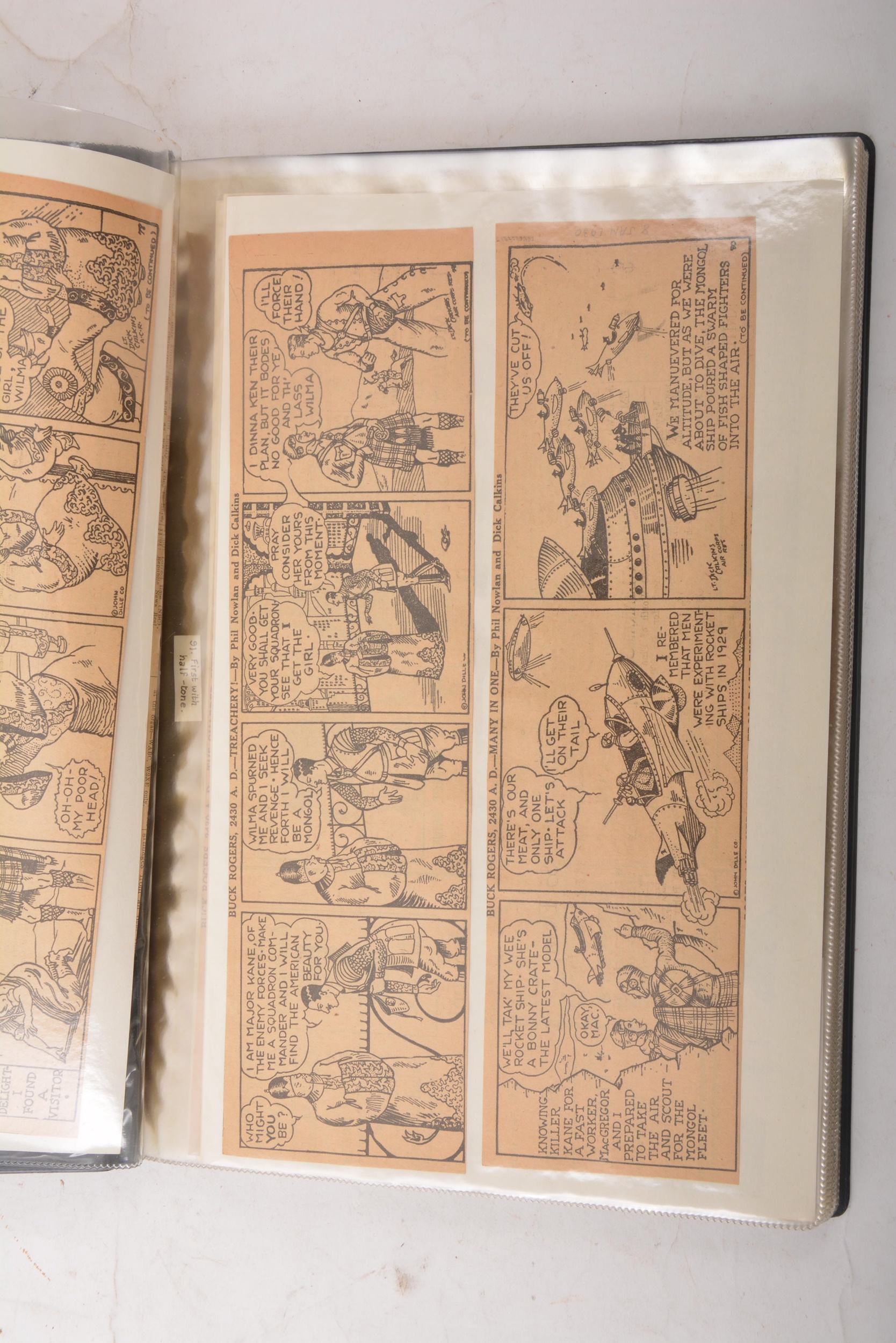 Three folders of Buck Rogers newspaper comic pages by George Tuska 1959 to 1965 - Image 6 of 14