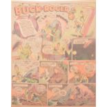 Buck Rogers newspaper comic strip pages, 40 colour supplement pages 1932