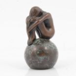 Jonathan Wylder - Seated Nude on Sphere