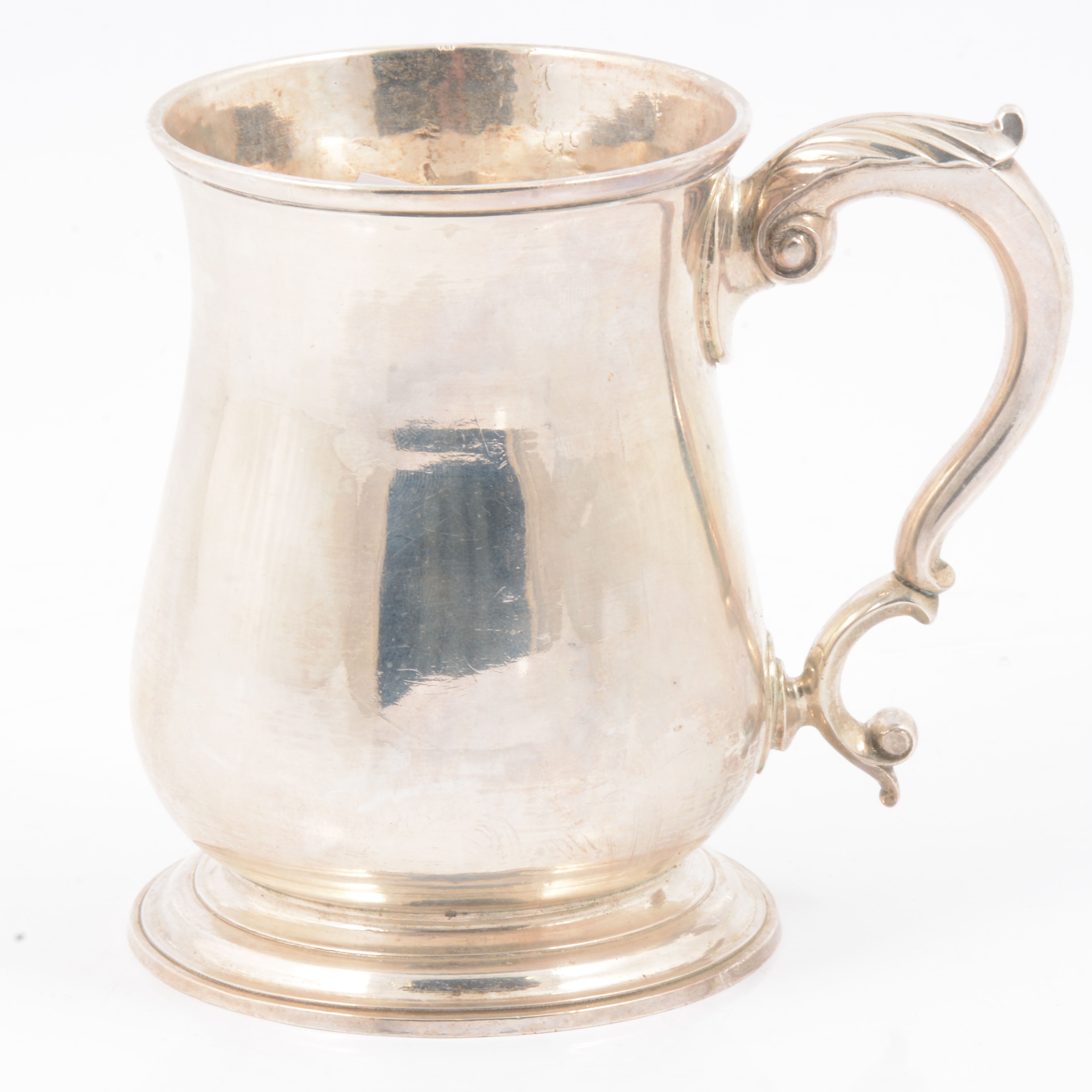 George III silver tankard, John Swift, London 1749.