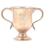 George III silver loving cup, possibly by John King, London 1770.