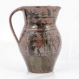 Abuja Pottery - a stoneware jug.