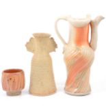 Quantity of studio ceramic vessels.