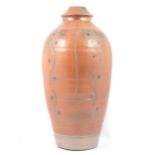 Ray Finch for Winchcombe Pottery - a stoneware bottle vase.
