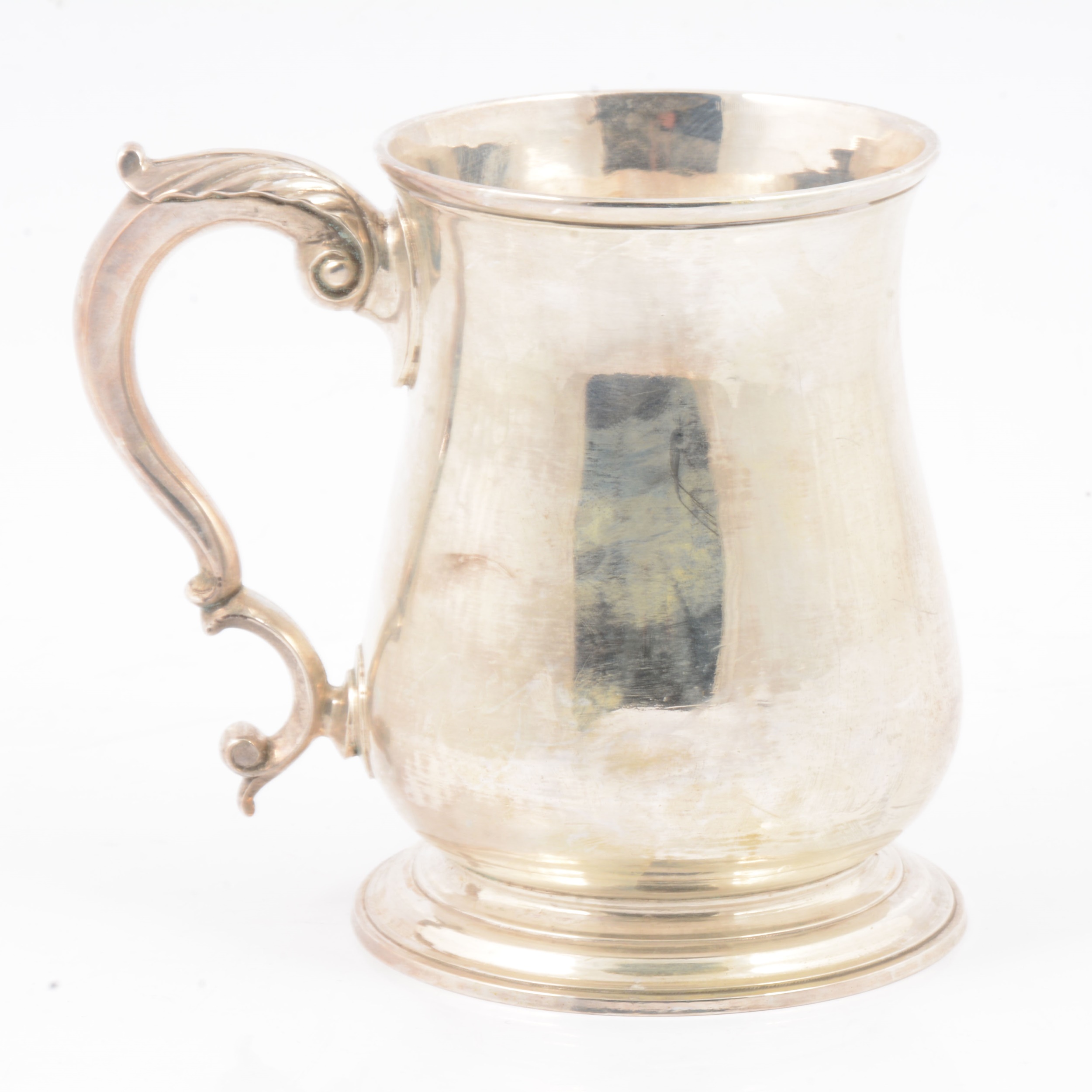 George III silver tankard, John Swift, London 1749. - Image 4 of 4