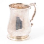 George III silver mug, London 1758