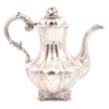 Mid-Victorian silver teapot, Samuel Hayne & Dudley Cater, London 1845.