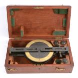 Victorian miner's dial, by Troughton & Simms, London, in fitted case.