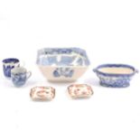 Masons Ironstone 'Mandalay' and other pattern wares, plus other blue and white wares.
