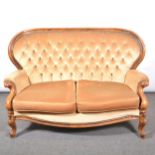 Three-piece lounge suite in the French style,