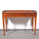 Victorian mahogany side table,