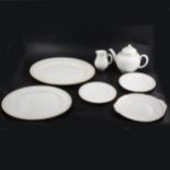 Royal Worcester 'Contessa' pattern bone china part dinner and tea service.