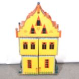 Handmade painted dolls house