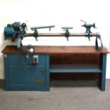 Wood-turning Modeller's lathe, "The Major." by The Coronet Tool Co.
