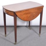 Mahogany Pembroke table.