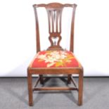 George III mahogany dining chair