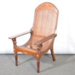 Hardwood plantation type chair