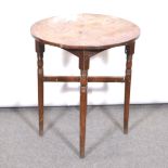 Victorian walnut occasional table