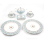 Wedgwood 'Florentine' pattern part dinner and tea service.