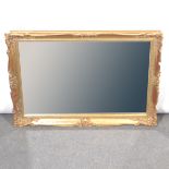Gilt framed wall mirror,