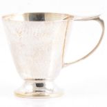 Arts & Crafts silver mug, Albert Edward Jones, Birmingham 1934.