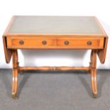 Modern mahogany sofa table,