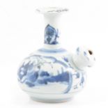 Chinese porcelain blue and white ewer, Ming style