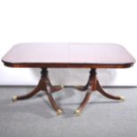 Reproduction mahogany dining table