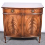 Reproduction mahogany dining room suite,