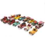 Quantity of toy vintage vehicles