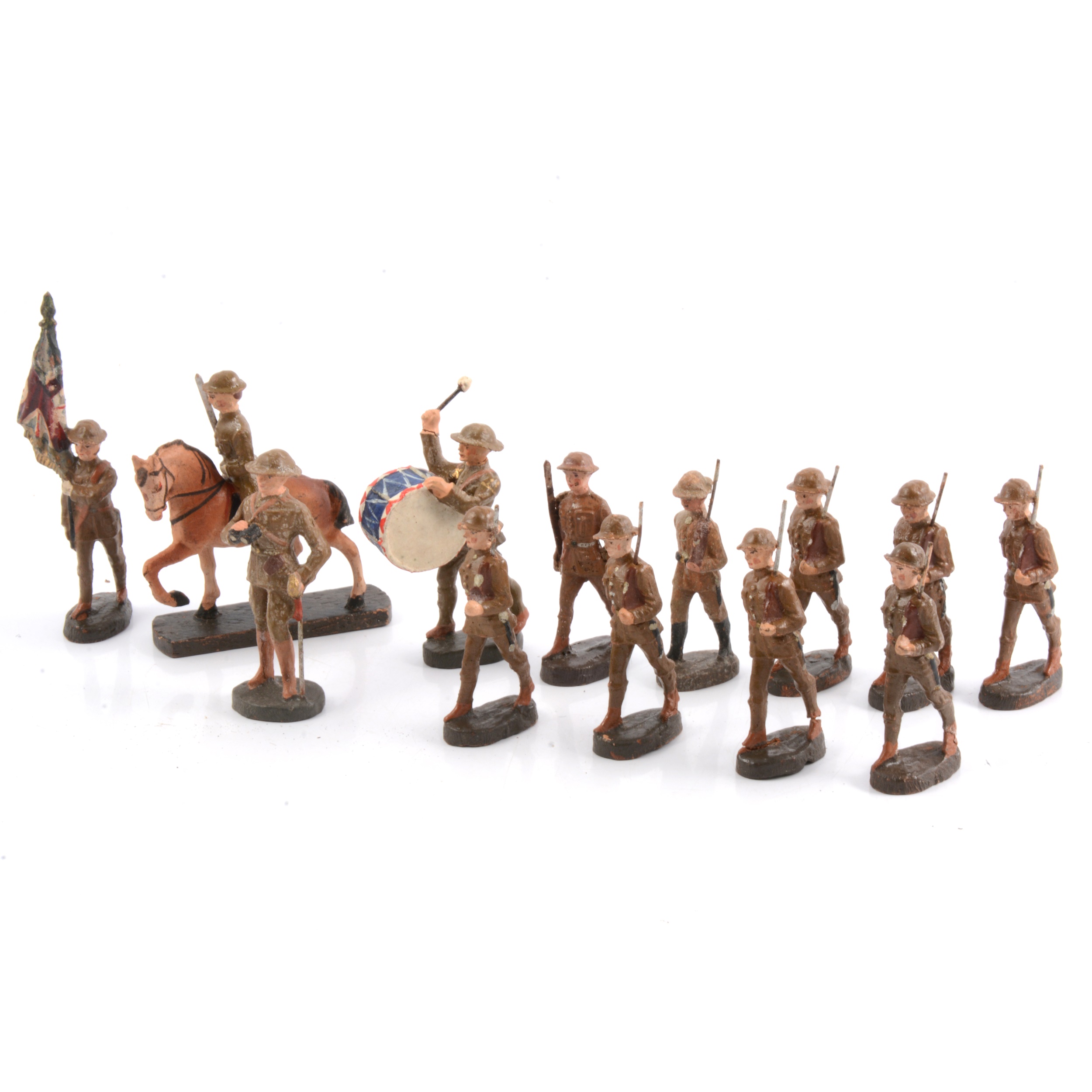 Hausser Elastolin WW1 model British soldiers