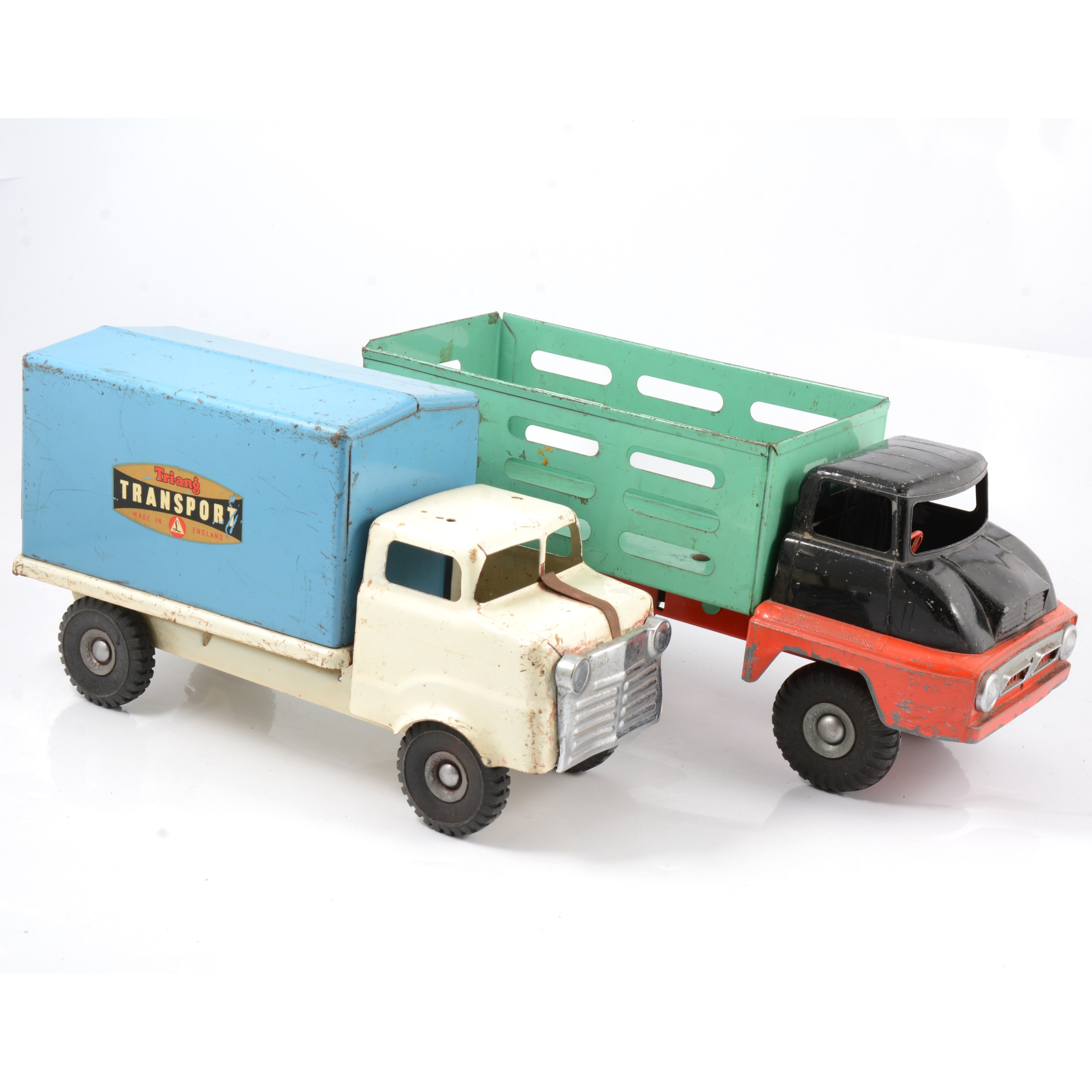 Two Tri-ang toy trucks, including 'Tri-ang Transport'