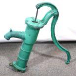 Cast iron hand water pump head