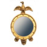 Gilt composition pier glass,