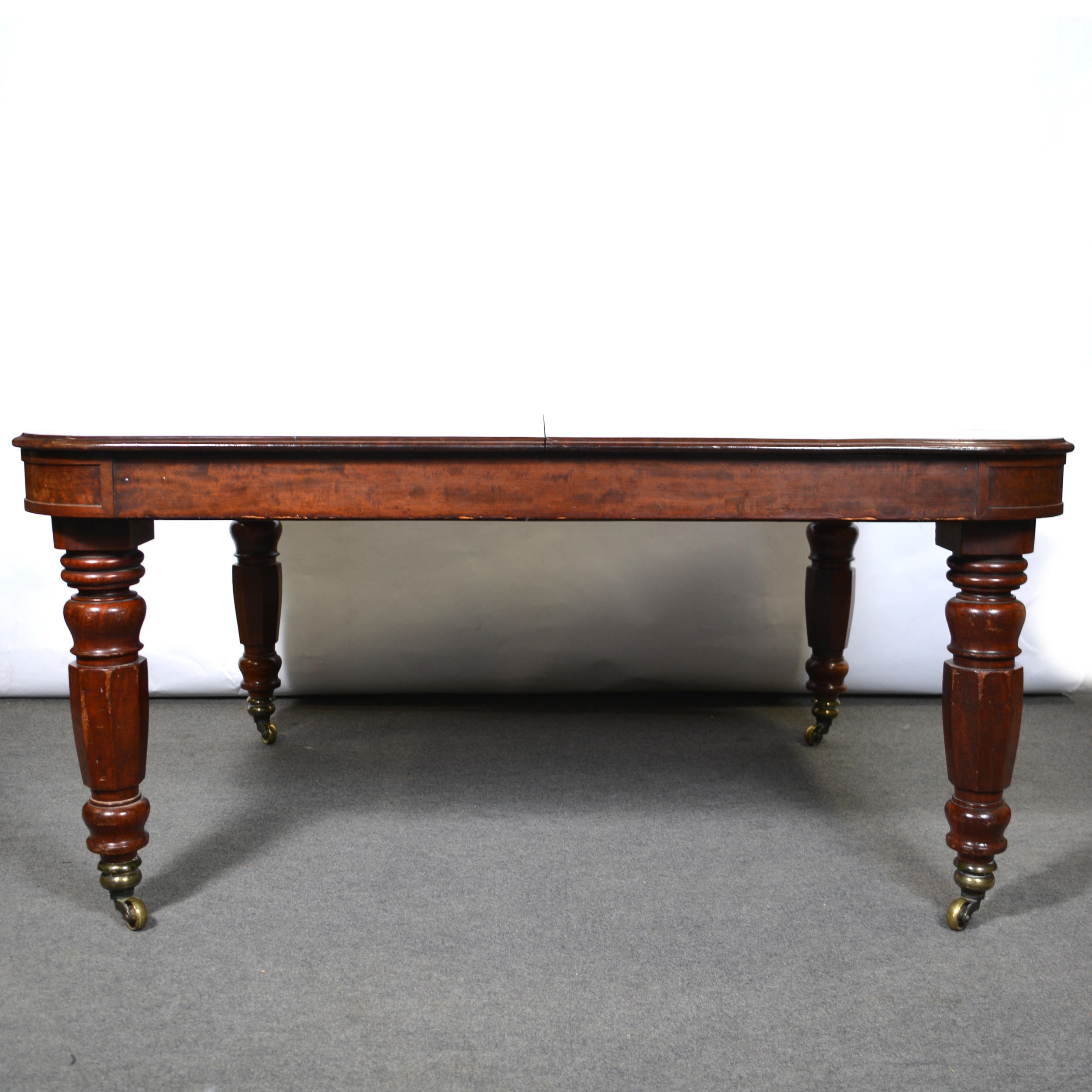Victorian mahogany pullout dining table - Image 2 of 2