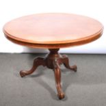 Victorian mahogany breakfast table,