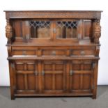 Reproduction oak dining suite