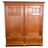 Pitch pine wardrobe