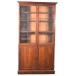 George IV mahogany bookcase,