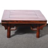 Chinese hardwood low table,