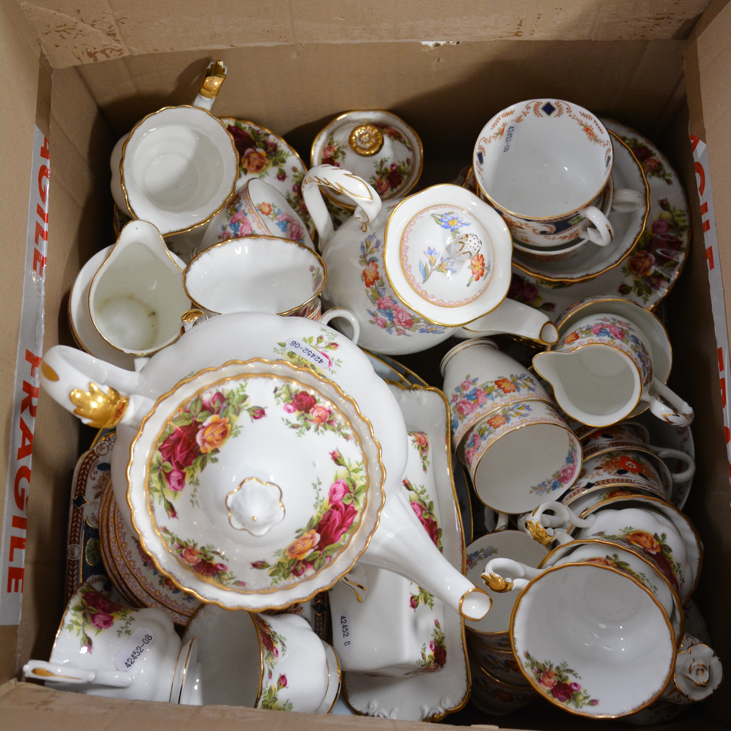Royal Albert 'Old Country Roses' teaset, Royal Grafton coffee set, and other teasets. - Image 3 of 4