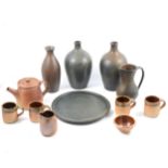 Mulcheney Pottery studio pottery table ware, and Continental studio pottery vessels.
