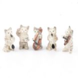 Beswick pottery miniature cat orchestra,