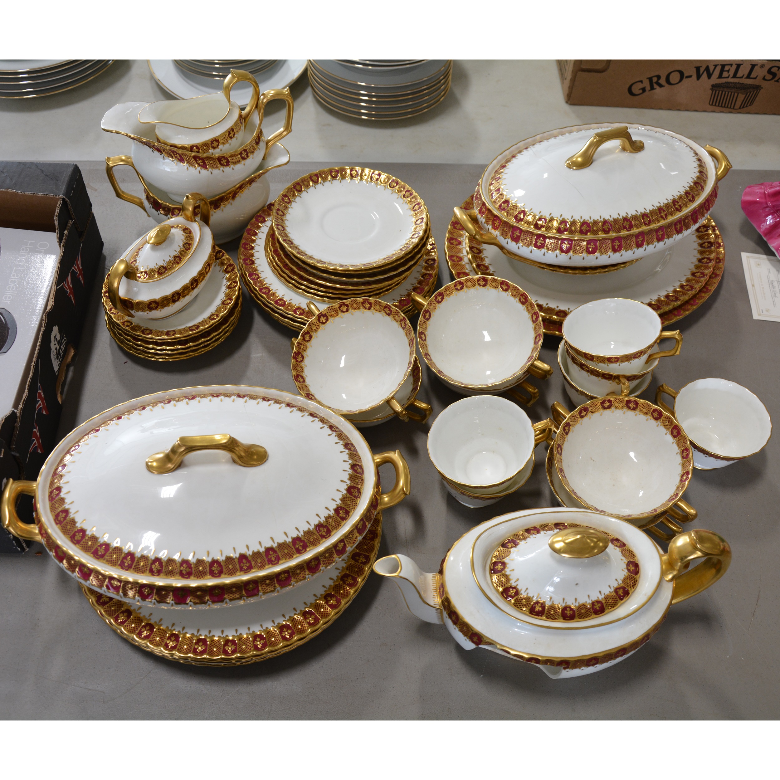 Royal Crown Derby part dinner service, - Image 3 of 4