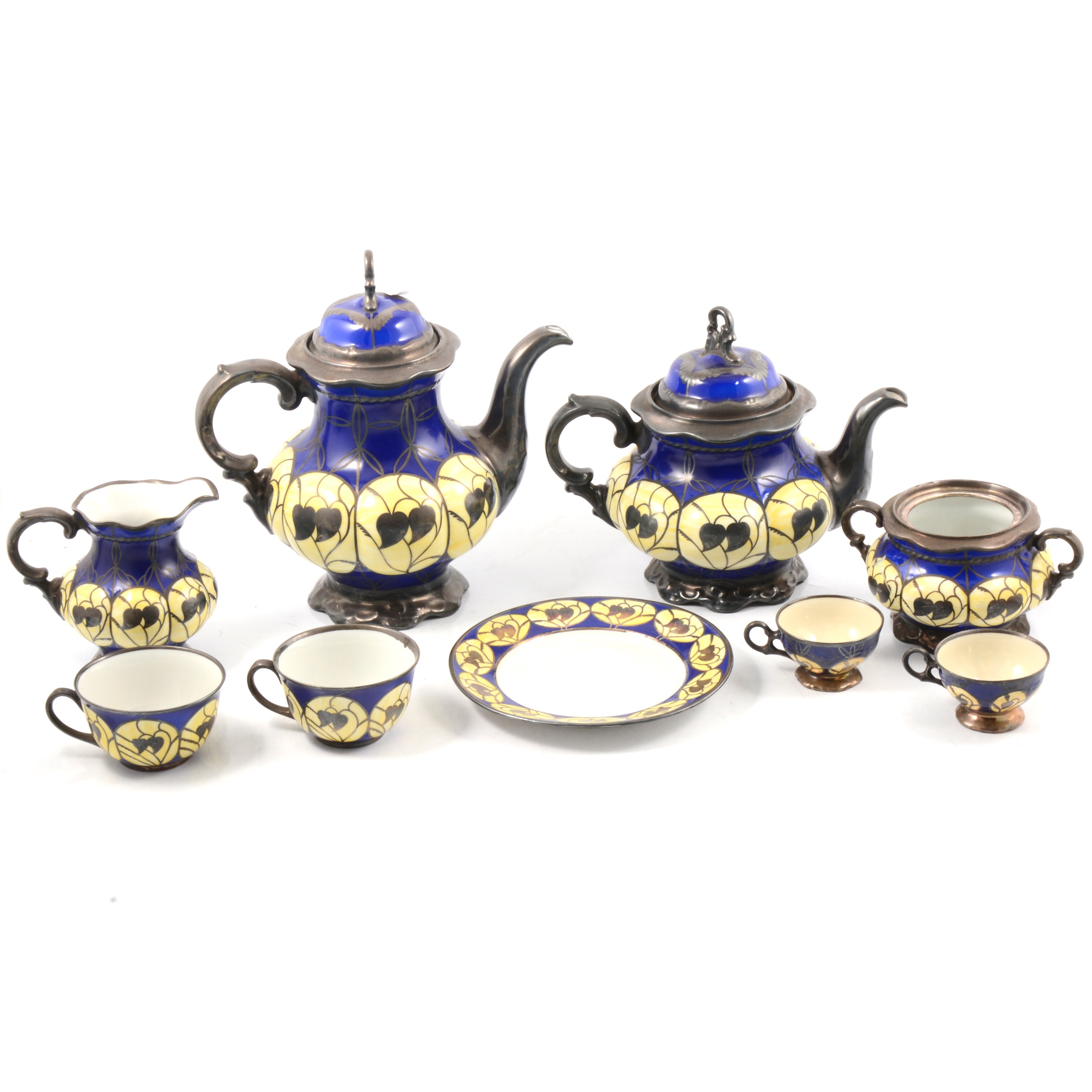 Hutschenreuther German porcelain teaset.