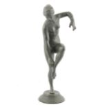 Patinated metal statue, Venus