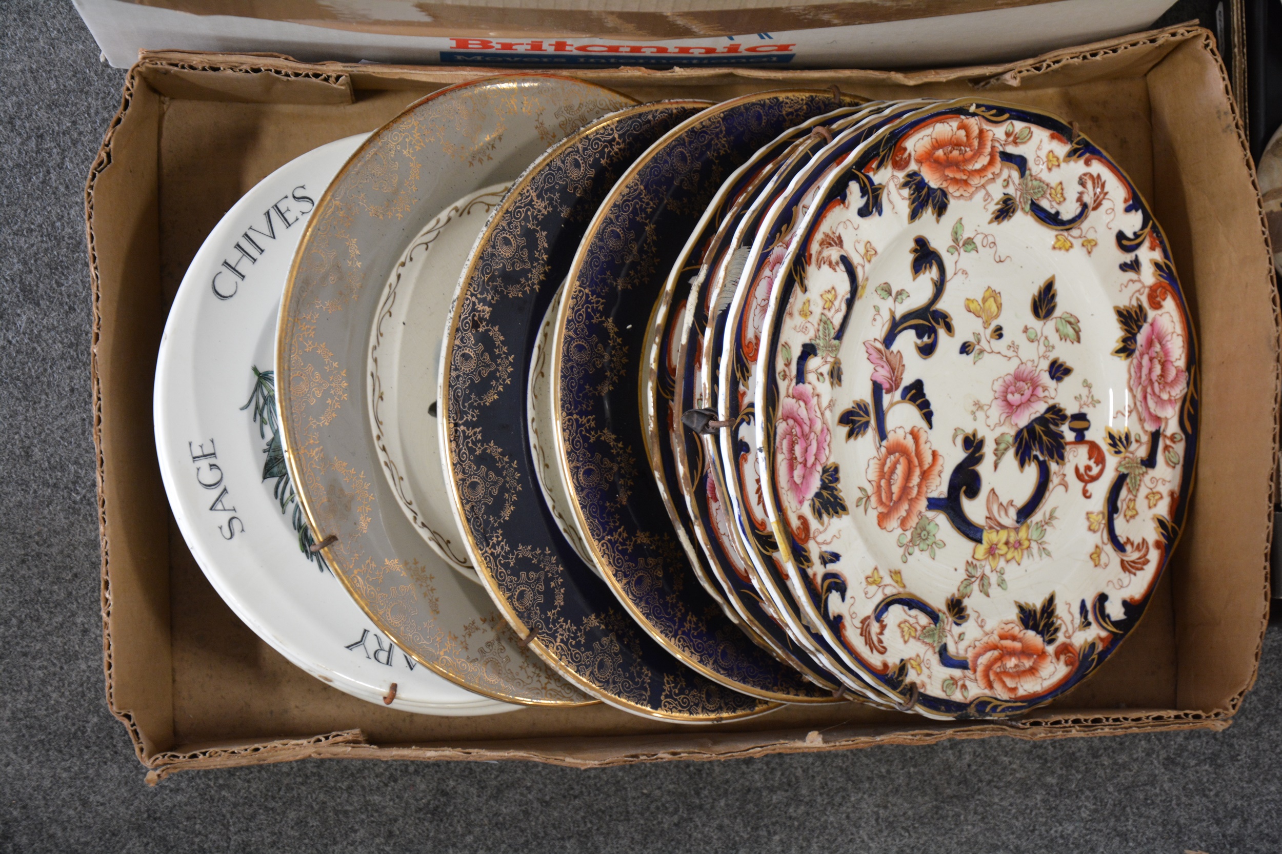 Blue and white meat platters, Masons 'Mandalay' dish, Delph tableware etc. - Image 5 of 5