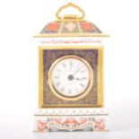 Royal Crown Derby, Imari mantel clock